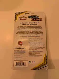 pokemon sun & moon cosmic eclipse blister pack mismangus - Image 2