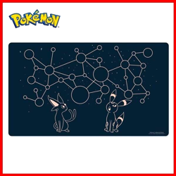 Pokemon Rubber Play Mat Playmat Umbreon Espeon Starry Constellation WCS 2023 NEW - Image 1