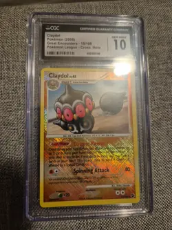 Claydol Pokemon (2008) Great Encounters - 15/106 Holo Pokemon League CGC 10 - Image 1