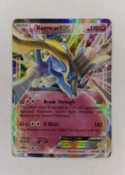 Xerneas EX - XY49 Pokemon TCG XY Black Star Promos Ultra Rare Holo LP-NM - Image 1