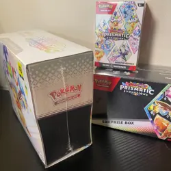 Pokemon Prismatic Evolutions ETB Booster Bundle & Surprise Box New Sealed Lot - Image 2