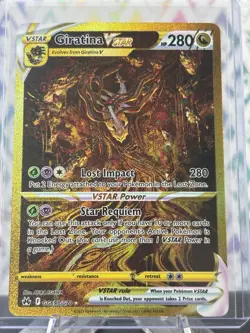 Pokemon TCG Giratina VSTAR GG69 Crown Zenith Ultra Rare NM - Image 1