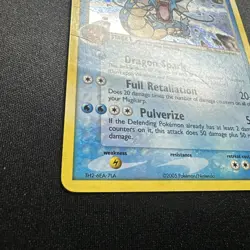 Pokemon TCG Gyarados Holo Rare EX Deoxys 8/107 MP-HP Damaged - Image 3