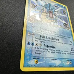 Pokemon TCG Gyarados Holo Rare EX Deoxys 8/107 MP-HP Damaged - Image 4