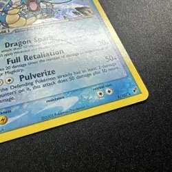 Pokemon TCG Gyarados Holo Rare EX Deoxys 8/107 MP-HP Damaged - Image 5
