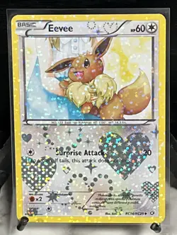 Pokemon Eevee Rc14/Rc25 Legendary Treasures: Radiant Collection Holo LP-NM - Image 1