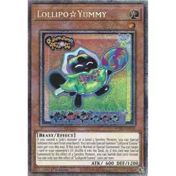 Lollipo☆Yummy Yu-Gi-Oh! JUSH-EN018 1st Starlight Rare - Image 1