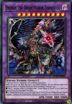 Oneiros, the Dream Mirror Tormentor - BLVO-EN042 - Super Rare - 1st Edition - Li - Image 1