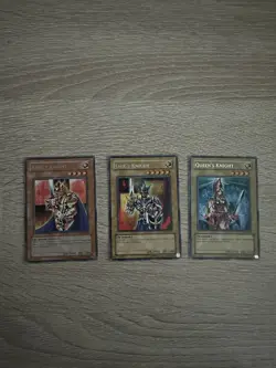Yugioh Cards Jack Queen King’s Knight EEN Set with Bonus Gift - Image 1