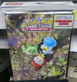 Ultra Pro Pokemon 4 Pocket Portfolio Scarlet and Violet Holds 80 Cards NEW - Image 1