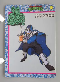 Shredder Teenage Mutant Ninja Turtles TCG Card Takara Made In Japan F/S - Image 1