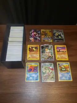 500 Card Collection Lot of Pokemon E Reader Vintage Full Art Bulk Sealed Promo - Image 1