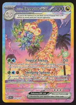 SV08: Surging Sparks Alolan Exeggutor ex #242/191 Pokemon Card - Image 1