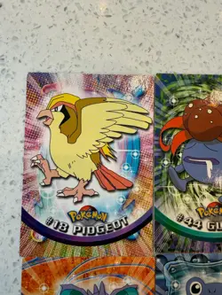 Pokemon Topps Trading Card Bundle lot Cards Vintage 1999 As Pictured Pokemon x9 - Image 2