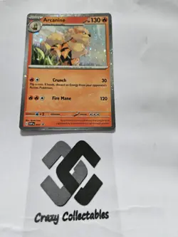 Pokemon Card Growlithe 030/198 Reverse Holo Scarlet And Violet Mint Card - Image 1