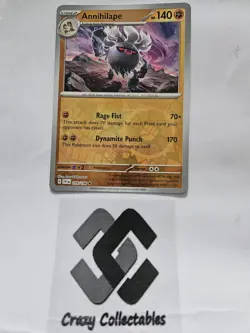 Pokemon Card Annihilape 109/198 Reverse Holo Scarlet And Violet Mint Card - Image 1