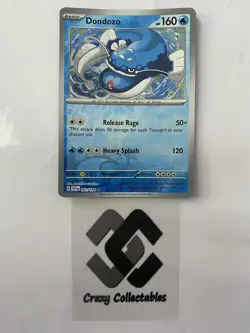 Pokemon Cards Dondozo 061/198 Scarlet And Violet Reverse Holo Mint Card - Image 1