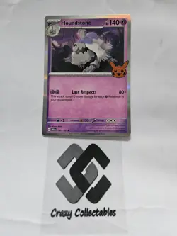 Pokemon Card Houndstone 106/198 Holo Scarlet And Violet Trick or Trade Mint Card - Image 1
