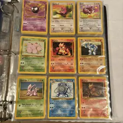Pokemon Cards Binder Collection Lot 130+ Cards WOTC Neo Base Jungle Fossil Holo - Image 5