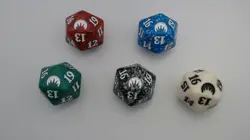 5x MTG d20 Spindown - Magic Origins - 20-SIDED DIE - All 5 colors - Set of 5 - Image 1