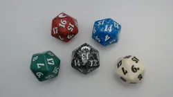 5x MTG d20 Spindown - Magic Origins - 20-SIDED DIE - All 5 colors - Set of 5 - Image 2