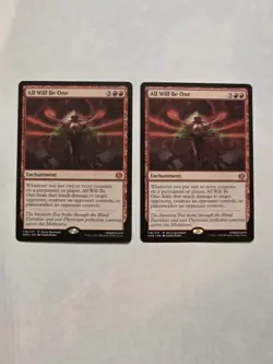 2x All Will Be One - Phyrexia All Will Be One - Unplayed - Near Mint - MTG - Image 1
