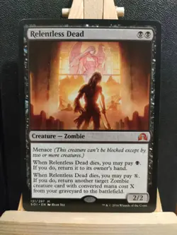 Relentless Dead - Shadows over Innistrad - Mythic - Excellent/LP (see pics) MTG - Image 1