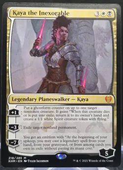 Kaya the Inexorable #218 Kaldheim Regular Mythic - Image 1