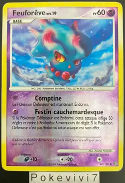 Carte Pokemon FEUFOREVE 68/100 REVERSE Diamant et Perle D&P FR OCCASION - Image 1