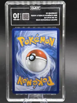 2023 POKEMON S&V 151 SET #199/165 CHARIZARD EX SPECIAL ILLUSTRATION RARE TAG 10 - Image 2