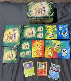 Pokemon Arceus Spring 2022 Collector’s Chest Contents NO PACKS - Image 1