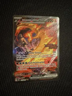 Pokemon TCG Team Rocket's Moltres ex Destined Rivals Stamped UPC Promo Set - Image 1