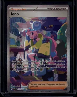Pokemon TCG Iono 237/091 Paldean Fates Special Illustration Rare NM - Image 1