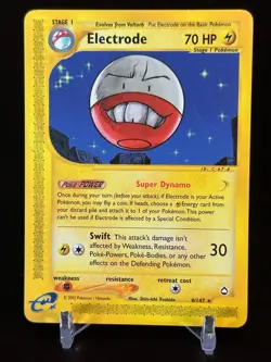 Pokemon Electrode 8/147 Aquapolis Rare LP - Image 1