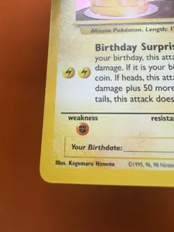 Celebrations Birthday Pikachu #24 Pokemon TCG 25th Anniversary- NM #1572 - Image 4