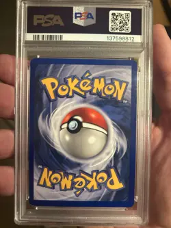 1999 POKEMON BASE SET UNLIMITED #6 GYARADOS-HOLO PSA 8 - Image 2