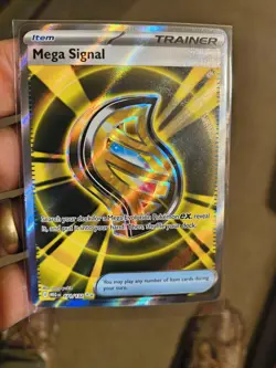 Mega Signal 171/132 - Mega Evolution Ultra Rare Full Art Holo Pokemon TCG M/NM - Image 1