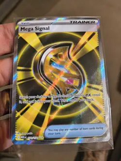Mega Signal 171/132 - Mega Evolution Ultra Rare Full Art Holo Pokemon TCG M/NM - Image 2