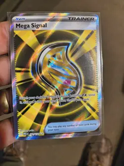 Mega Signal 171/132 - Mega Evolution Ultra Rare Full Art Holo Pokemon TCG M/NM - Image 3