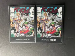 Sanji/Roronoa Zoro Don!! Card (x2) One Piece TCG OP06 Wings of the Captain - PWE - Image 1