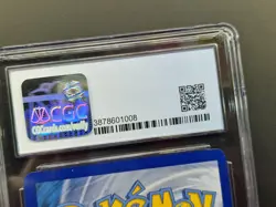 CGC Grade Mint 9 Team Yell Grunt 210/202 Rainbow Rare Sword Shield Pokemon Card - Image 5