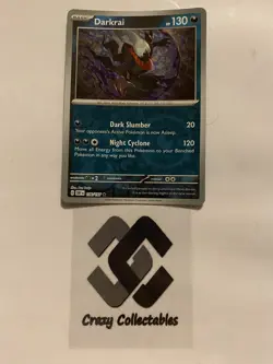 Pokemon Cards Darkrai 136/197 Obsidian Flames Reverse Holo Mint Card - Image 1