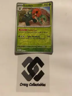Pokemon Cards Scovillain 025/197 Obsidian Flames Reverse Holo Mint Card - Image 1
