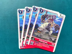 Pajiramon EX5-011 Playset Animal Colosseum Digimon Card Game x4 - Image 1