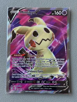Pokemon Trading Card Mimikyu V 148/163 Full Art - Image 1