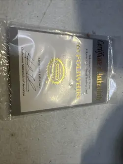 Poliwhirl Pokemon 23K Gold Plated Trading Card 1999 Burger King Limited COA - Image 4