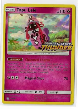 Pokemon Cards Tapu Lele SM152 Holo Promo Lost Thunder STAMPED LP - Image 1