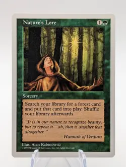 Magic the Gathering | Nature's Lore Fifth Edition| NM - Image 1