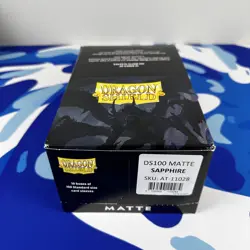 Dragon Shield Matte Sapphire 10 PACK DISPLAY BOX Standard Size Sleeves 100ct - Image 2