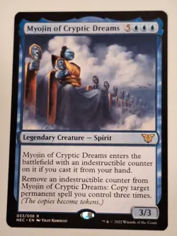 Myojin of Cryptic Dr - Kamigawa Neon Dynasty Comm Magic the Gathering MTG Nice! - Image 1